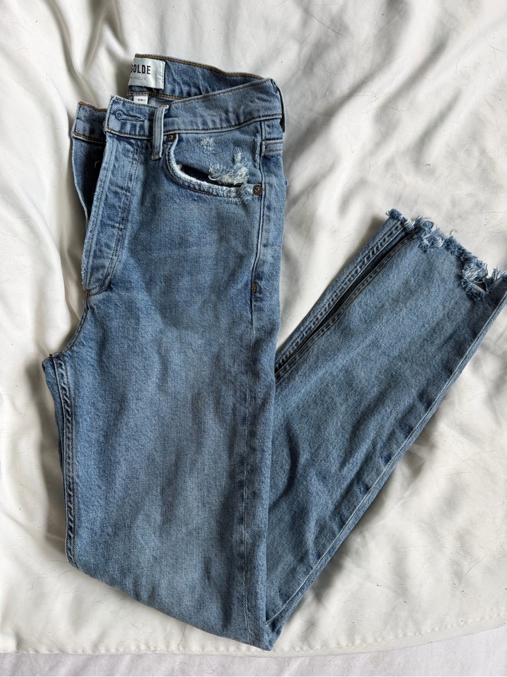 Agolde High Rise Skinny Jeans